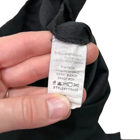 DNA Black Split Hem Pants S - Picture 5 of 5